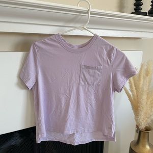 DSG Purple lavender crop tee shirt
